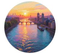 Setting Sun Puzzle 1000 Pièces Educa Jouet en Bois Jeu D'Intelligence Décoration Intérieure View Jeu Éducatif Challenge Toy Adultes & Enfants des 14 Ans 1000pcs (67.5x67.5cm)