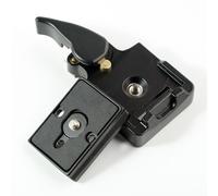 SETTO 323 adaptateur de pince à dégagement rapide,pour trépied de caméra avec Manfrotto 200PL-14 plaque Compat BS88 HB88 plaque de stabilisateur
