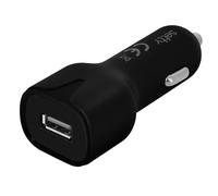SETTY Chargeur de voiture USB 2,4A microUSB 1m de câble, noir GSM043807