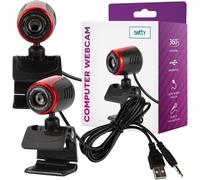 Setty Micro Webcam For Remote Work, Conferences, Remote Education, Online Meetings, Skype, Zoom, Teams, Pc Camera, Laptop