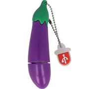 Setty Pendrive 8GB USB memory Stick Drôle de mémoire USB en forme d'aubergine Cadeau école et travail