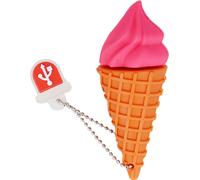 Setty Pendrive 8GB USB memory stick Drôle de mémoire USB en forme de cornet de glace Cadeau école et travail