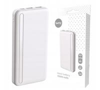 SETTY Power Bank Chargeur de Batterie LCD 10 000 mAh 2 Ports USB pour Tous Les téléphones Portables, Samsung, iPhone, Xiaomi, Huawei, Batterie de Voyage, Couleur Blanche