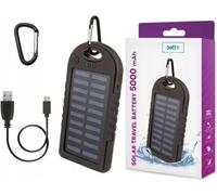 SETTY solar black powerbank 5000mAh 5V GSM036554