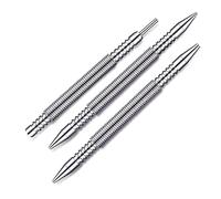 Seufrtyuo Lot de 3 chasse-clous à tête et charnière - Poinçon à ressort sans marteau - Outil de retrait de charnière de porte - 5000