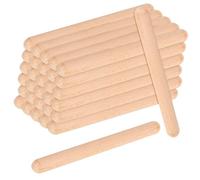 SEUICYNE Lot de 32 bâtons de rythme, 20 cm, en bois de résonance, pour cours de musique, groupes, cadeaux de musiciens