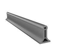 Seuil De Douche Barrage D'eau Bouchon d'eau de salle bains en Silicone, barrière douche pliable polyvalente, d'inondation barrage, bloqueur séparation sèche et humide(Grey,120cm)