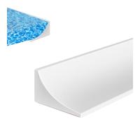 Seuil De Douche Barrage d'eau en Silicone 200 cm, barriere de douche anti débordement, rebord bac de douche, joint douche sol pour Baignoire, La Cuisine et La Salle De Bain(Blanc)