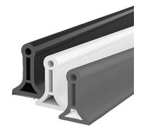 Seuil De Douche Barrage D'eau Seuil De Douche Pliable, Système Rétention Barrière Barrage D'eau, Garde L'eau À L'intérieur, Bande Autocollante Étanche For Humide Et Sec(Black,Length 150CM)