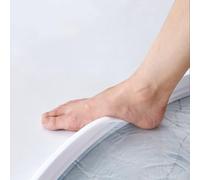 Seuil de douche en silicone 100-300 cm, bande d'étanchéité pour baignoire, comptoir, cuisine (250 cm)