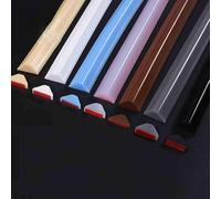 Seuil De Douche en Silicone Pliable TT, Barrage D’Eau De Salle De Bain, Joint De Sol De Salle De Bain, Bande étanche De Barrage De Douche, Barrière De Douche pour L, Black, 250cm