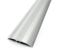 Seuil de fixation invisible multi-niveaux 41 mm aluminium naturel strie 2,70 ml DINAC 2136090