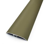 Seuil de fixation invisible multi-niveaux 41mm aluminium naturel strie 2,70ml - DINAC - 2136090