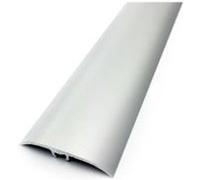 Seuil de fixation invisible multi-niveaux 41x2700mm aluminium argenté - DINAC - 2149090 Noir G