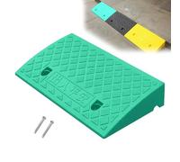 seuil de Pente, Rampes antidérapantes et Absorbant Les Chocs avec Trous de Montage(Green,7cm)