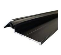 Seuil de porte 93 cm avec joint - anodisé noir