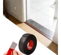Seuil De Porte Adhesif,Bande De Seuil, Profil De Transition Sol PVC, Barre De Seuil De Porte, Largeur 4cm 5cm 7.6cm Pour Les Joints De Sol,Les Moquettes Et Les Carreaux(Noir,7.6x100cm)