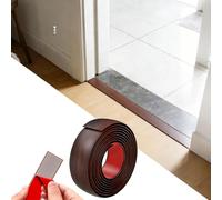 Seuil De Porte Adhesif,Bande De Seuil, Profil De Transition Sol PVC, Barre De Seuil De Porte, Largeur 4cm 5cm 7.6cm Pour Les Joints De Sol,Les Moquettes Et Les Carreaux(Black Red,5x500cm)