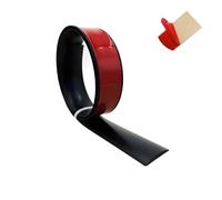 Seuil de porte adhesif profil de transition barre de seuil de porte bande de transition sol en vinyle bande de grain de bois bande de recouvrement pour planchers stratifié(Noir,4cm*1.0m)