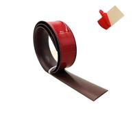 Seuil de porte adhesif profil de transition barre de seuil de porte bande de transition sol en vinyle bande de grain de bois bande de recouvrement pour planchers stratifié(Café,7.6cm*1.0m)