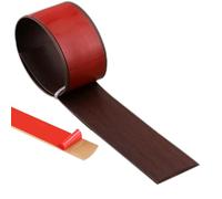 Seuil De Porte Adhesif, Profil De Transition, Barre De Seuil De Porte en Vinyle, Bande De Seuil en Grain De Bois, Bande De Recouvrement pour Planchers Stratifié(Sapele)