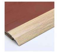 Seuil De Porte Barre Stratifié - Aluminium Anodisé | 4 X 90/180/270cm | 1 Pièce Profil Transition Sol | Rail De Transition En Grain De Bois Profilé De Sol Bombé(Wax color,4 * 180cm/2 * 90cm)
