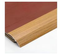 Seuil De Porte Barre Stratifié - Aluminium Anodisé | 4 X 90/180/270cm | 1 Pièce Profil Transition Sol | Rail De Transition En Grain De Bois Profilé De Sol Bombé(Yellow teak,4 * 180cm/2 * 90cm)