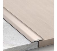 Seuil de porte en aluminium, bande de transition for sol, seuil à profil plat, for les espaces entre les portes extérieures et intérieures, protection de porte et décoration(Purple,1m/3.28ft)