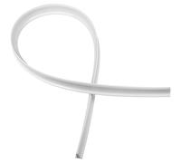 Seuil de protection flexible contre les fuites en silicone pour douche | Bande blanche, forte adhérence, façonnée pour s'adapter aux seuils, pour salle de bain, cuisine et chambre à coucher