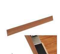 Seuil de sol stratifié - Bandes de transition - Barres de porte en PVC pour portes, revêtement de bord de sol pour relier les espaces au sol - Bande de transition au sol - Forme de chaudière