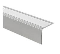 Seuil d'escalier Integral, Forme: L 35 x 30 mm Longueur: 134 cm, Auto-adhésif, Argent