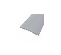 Seuil plat adhésif non strié - 32 mm x 90 cm - Alu couleur argent - ELTON - 3750309001B