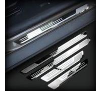 Seuil Porte en Acier Inoxydable pour VW New Beetle 1998-2010 Robustes et Résistantes Bandes Seuil,Imperméable Prévenir Les égratignures Pédale,Auto Accessoires.