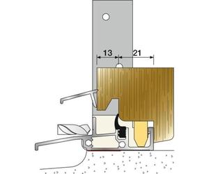 Seuil SP20 pour portes-fenêtres bois BILCOCQ