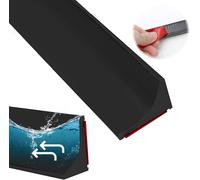 Seuils De Douche Bande Imperméable Pliable 2m×20mm Barrière De Douche Pliable Joint Etancheite Douche Joint De Douche Pour Paroi En Verre Seuil Joint