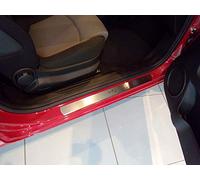 Seuils De Porte en Acier pour Alfa_Romeo MITO - 2 Pièces Protegent Avec Style Le Bas De Porte Du Vehicule - Inox Protecteur Garnitures Brossé Fait Sur Mesure Accessoires