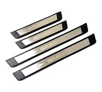 Seuils De Porte Eponge Pour Mitsubishi Outlander 2016-2020, Protecteur De Seuil De Porte De Voiture En Acier Inoxydable Bienvenue Pedal Plate Guards Accessoires De Style De Voiture, 4pcs