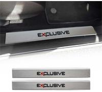 Seuils de porte Exclusive pour Opel Astra J 2009-2018 2x acier inoxydable