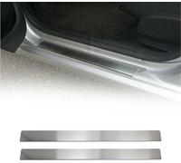 Seuils de porte pour Peugeot 206 2000-2010 acier inoxydable argent 2pcs