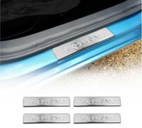 Seuils de porte pour Peugeot 508 2010-2018 en acier inoxydable 4 pièces