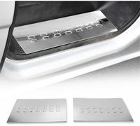 Seuils de porte pour Renault Master Opel Movano Acier inoxydable argent 2x