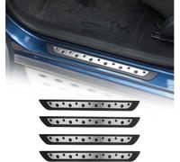 Seuils de porte pour VW Caddy 2003-2025 Acier inoxydable Argent 4 pièces