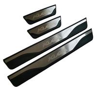 Seuils de Portière Fo-RD Kuga 2013-2026 en Acier Inoxydable | Protection Haut de Gamme Anti-Rayures | Design avec Logo Gravé au Laser | Set 4 Pièces | Installation Facile,A