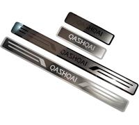 Seuils de Portière NIS-san Qashqai J10 J11 en Acier Inoxydable | Protection Haut de Gamme Anti-Rayures | Design avec Logo Gravé au Laser | Set 4 Pièces | Installation Facile