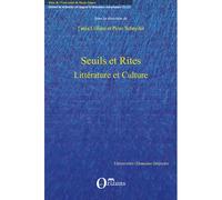 Seuils et rites, litterature et culture - Tania Collani - Orizons - broché - Essai