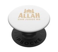 Seul Allah Peut me Juger Religion Islamique de l'Aïd Moubarak PopSockets PopGrip Adhésif