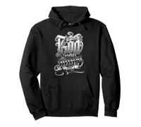 Seul Dieu peut me juger Chicano Tattoo Art Prière Low Rider Sweat à Capuche