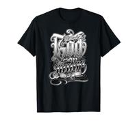 Seul Dieu peut me juger Chicano Tattoo Art Prière Low Rider T-Shirt