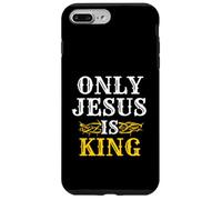 Seul Jésus est Roi Chrétien Dieu Religieux Croyant Coque pour iPhone 7 Plus/8 Plus