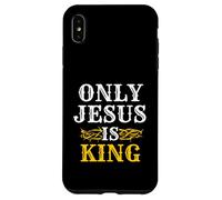 Seul Jésus est Roi Chrétien Dieu Religieux Croyant Coque pour iPhone XS Max